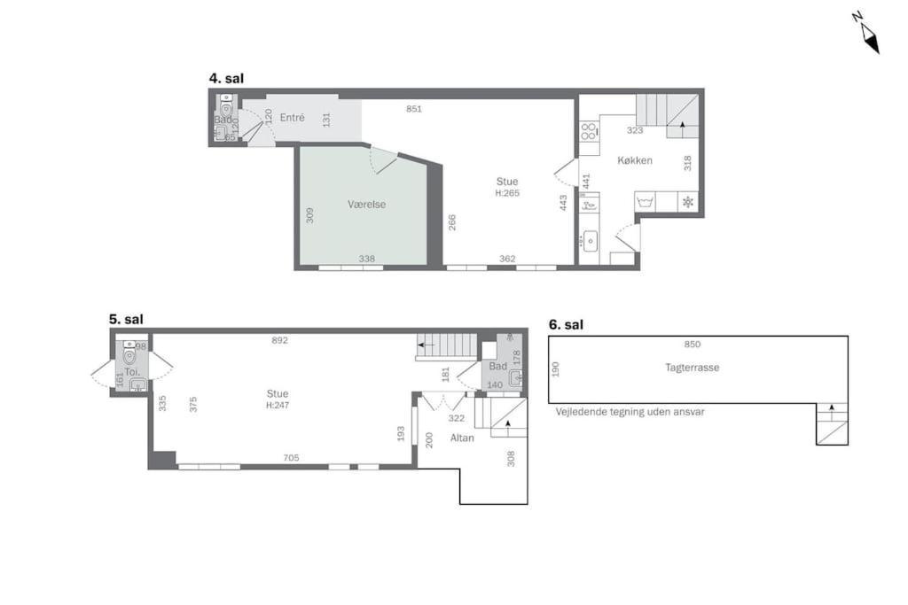 Central Penthouse Apartment With Rooftop Terrace コペンハーゲン エクステリア 写真